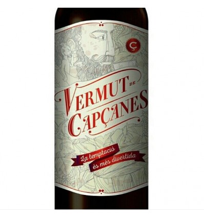 Etiqueta vermut de capçanes