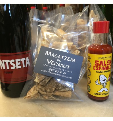 Crujiente de Bacalao - Piel de Bacalao frita sevilla