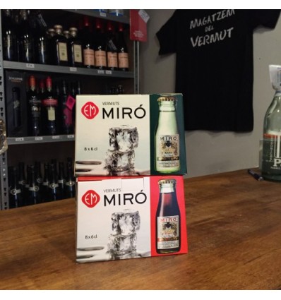 Botellines Vermut Miró 6cl pack 8 magatzem del vermut