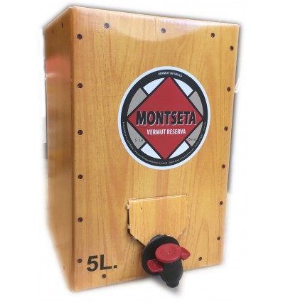 Vermut Montseta Reserva 5 lt. Bag in Box