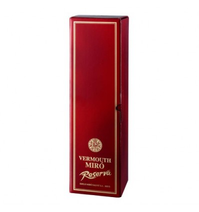 Vermut Miró reserva botella piramidal estuche