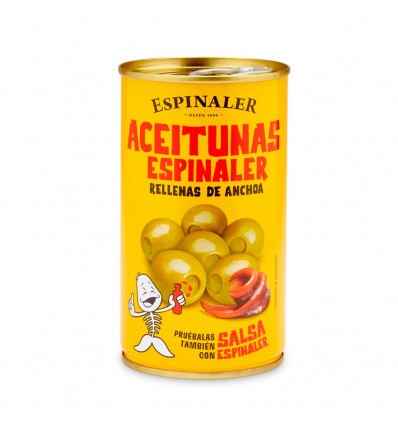 Aceitunas Espinaler Rellenas de Anchoa 350gr