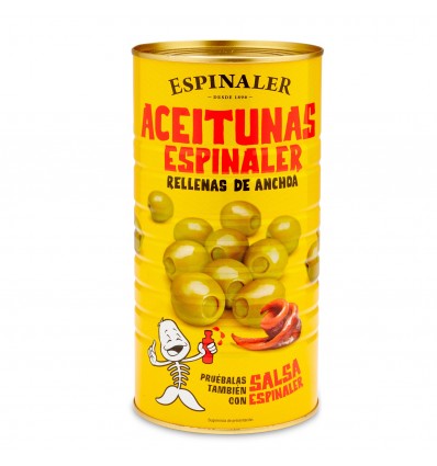 Aceitunas Rellenas Anchoa Espinaler 2Kg 