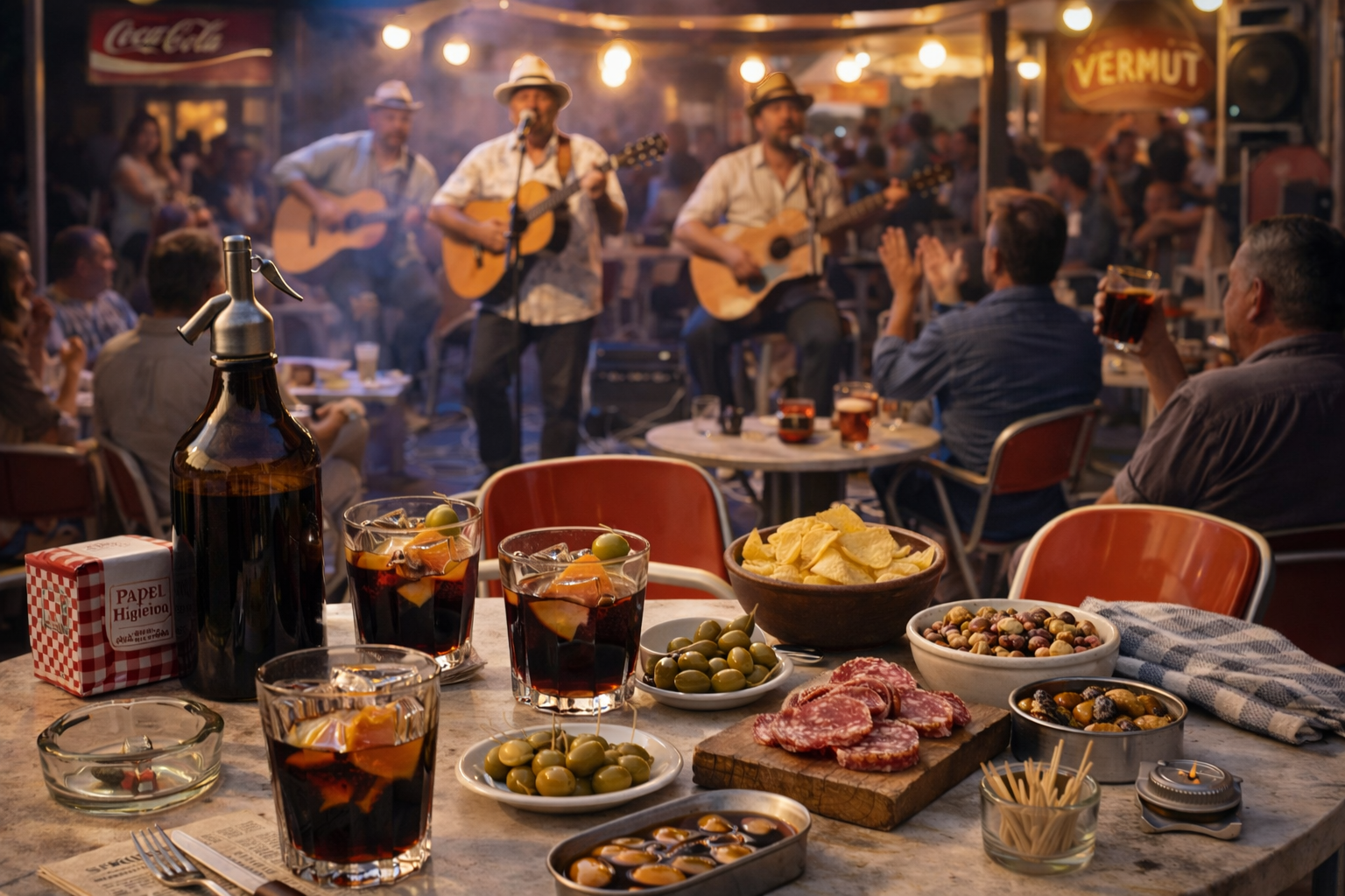 La compañía, la música y el ambiente del vermut perfecto