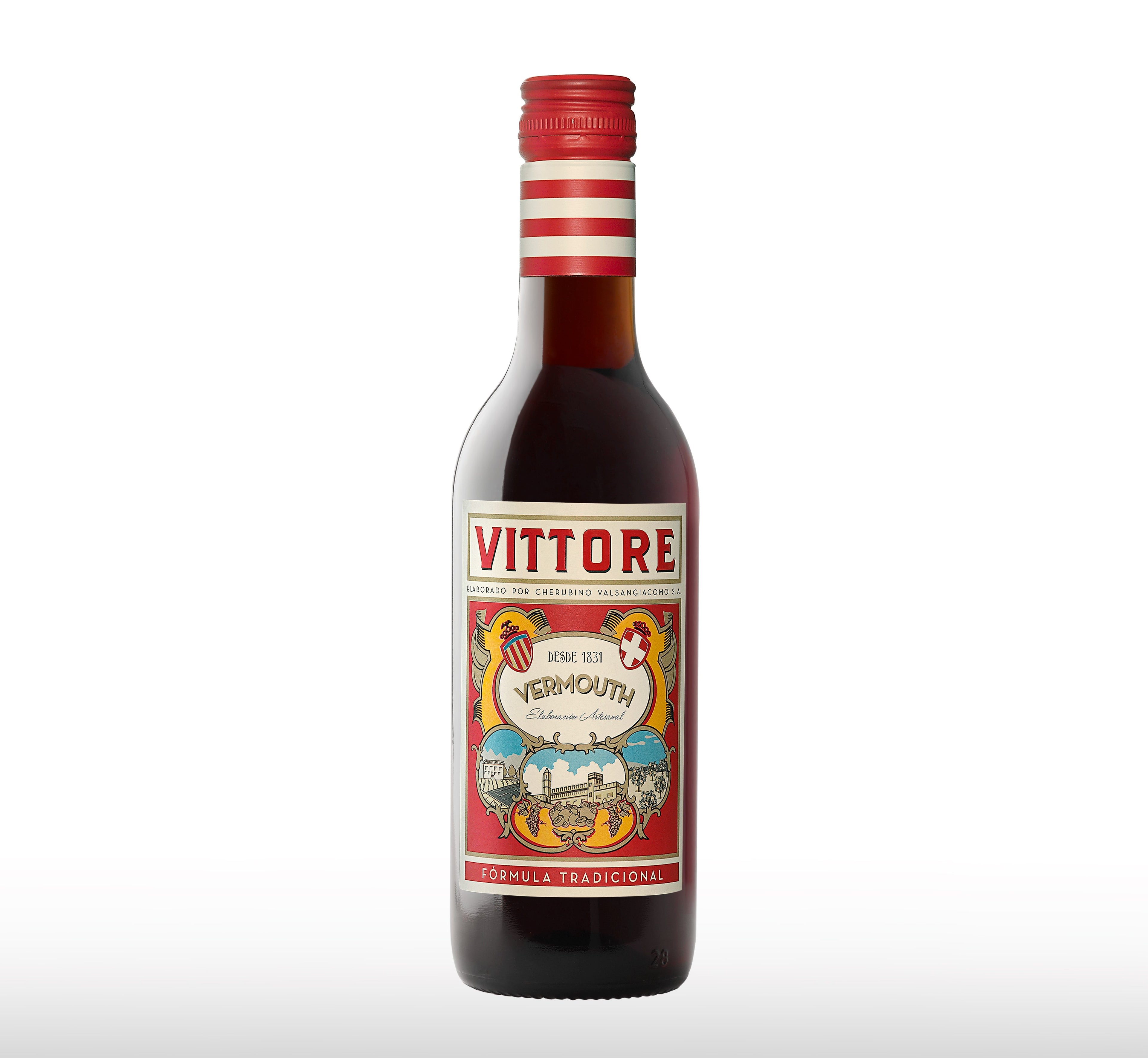 Botellín 25cl. Vermut Vittore Rojo