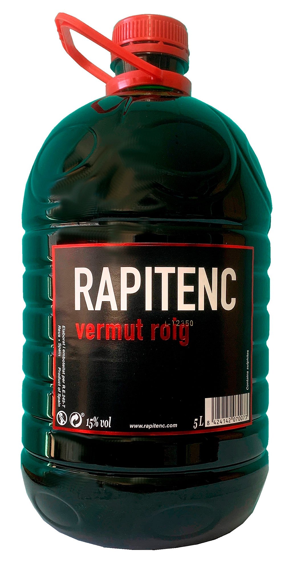 Vermut Rapitenc rojo Granel 5 Litros