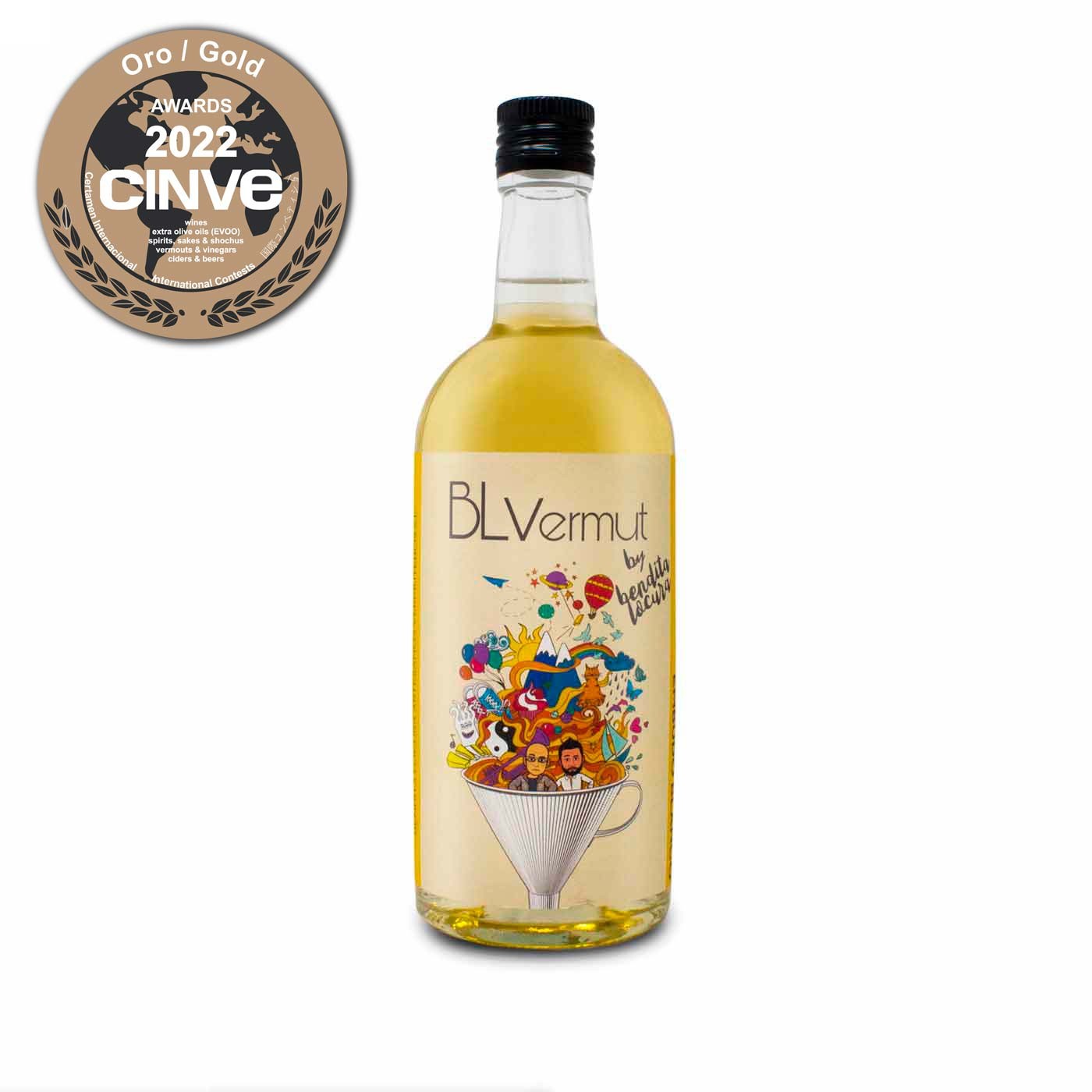 Vermut blanco Bendita Locura 70cl