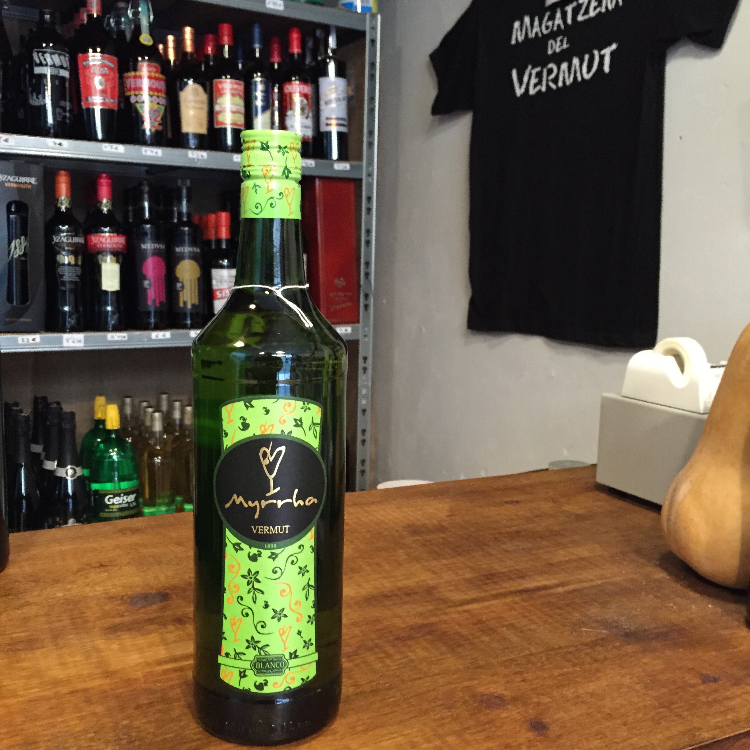 Vermut Myrrha blanco 1lt. magatzem del vermut