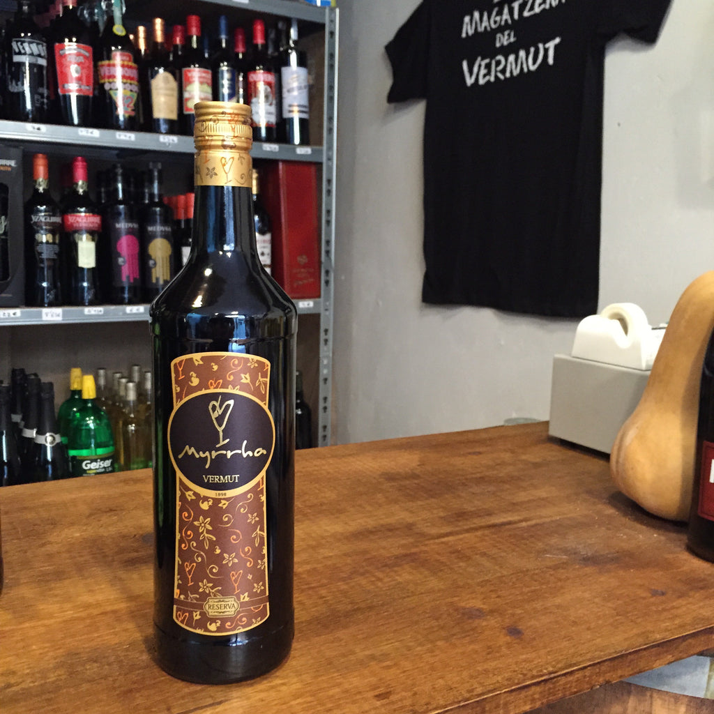 magatzem del Vermut Myrrha Reserva rojo 1lt