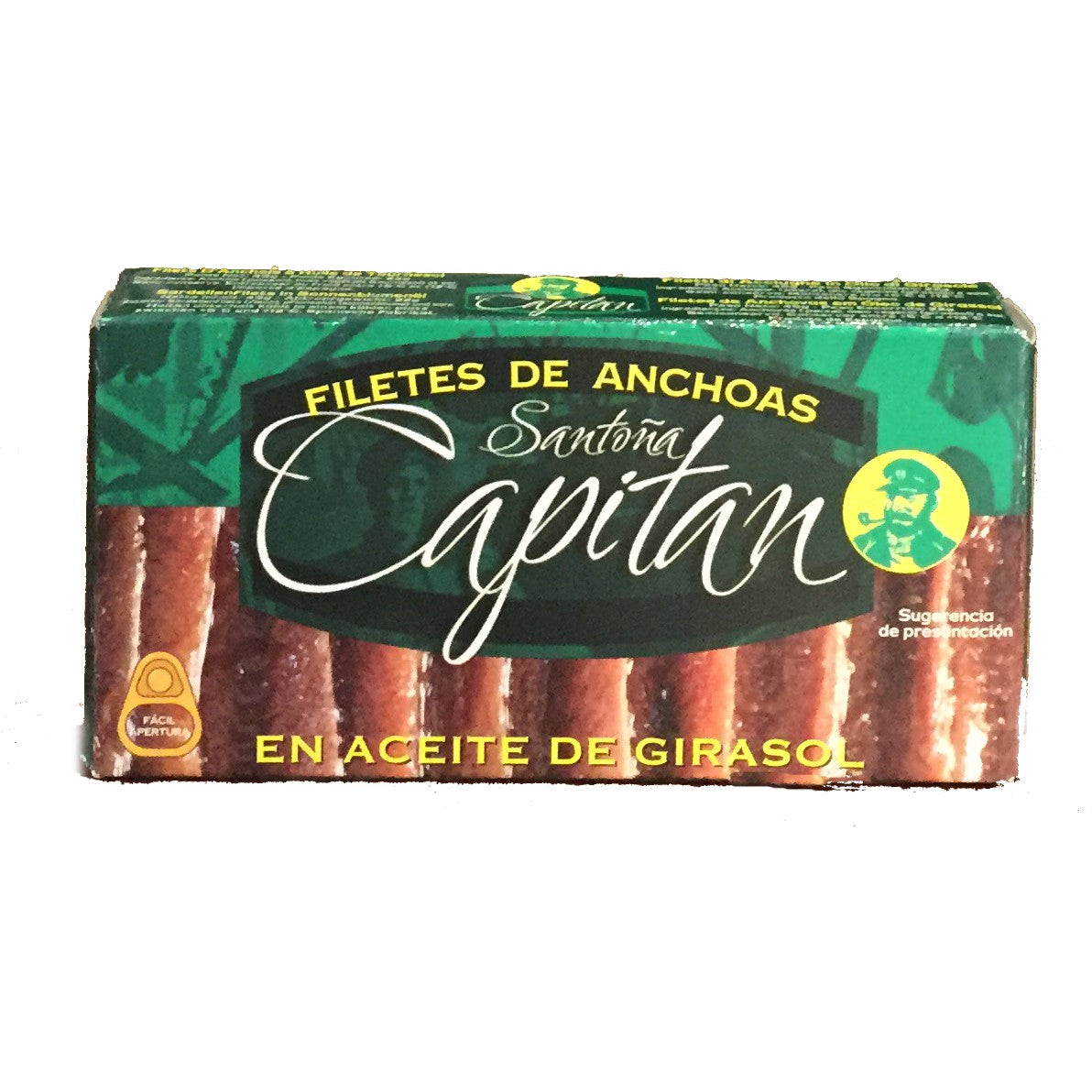 Filetes de Anchoas Capitán - Santoña aceite girasol
