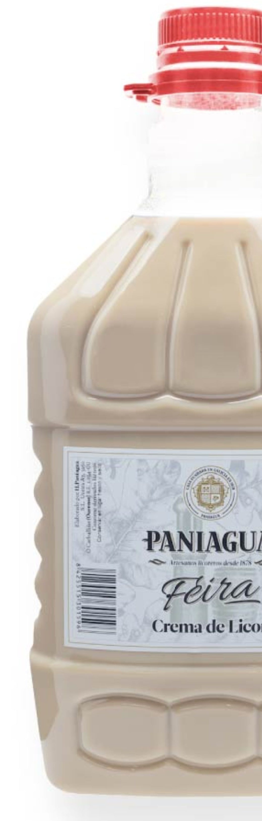 Garrafa PET 3 litros de Crema de Licor Paniagua Feira 15% vol, elaborada en Galicia
