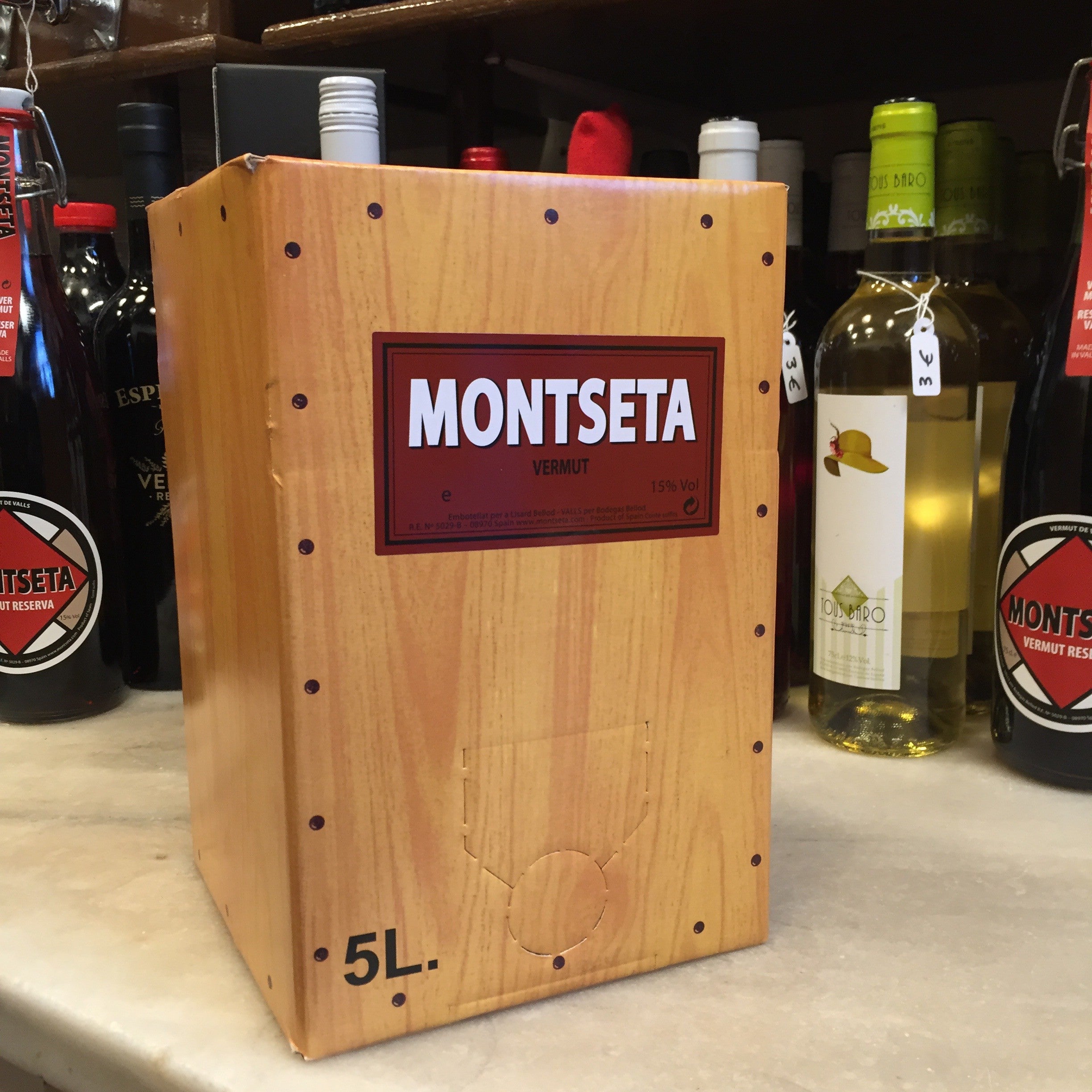 Bag in Box Vermut Montseta 5lts
