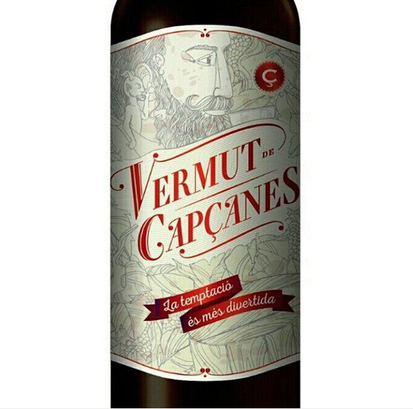 Etiqueta vermut de capçanes