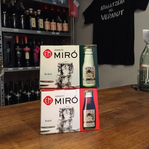 Botellines Vermut Miró 6cl pack 8 magatzem del vermut