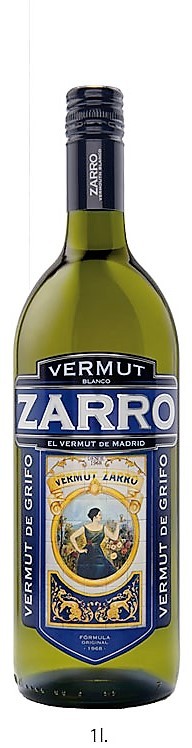 Vermut Zarro Blanco 1lt  madrid