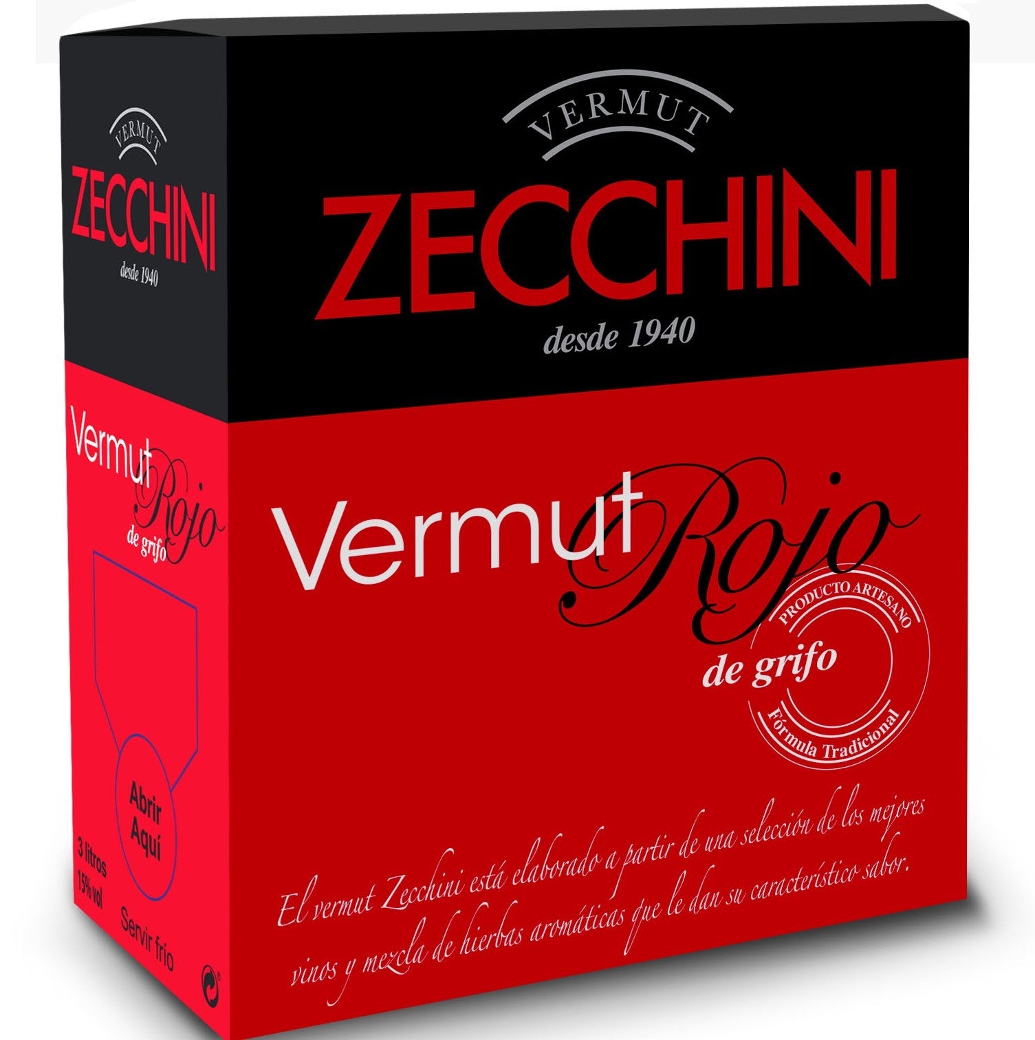 Vermut de Madrid Zecchini Bag in Box 3 lt.
