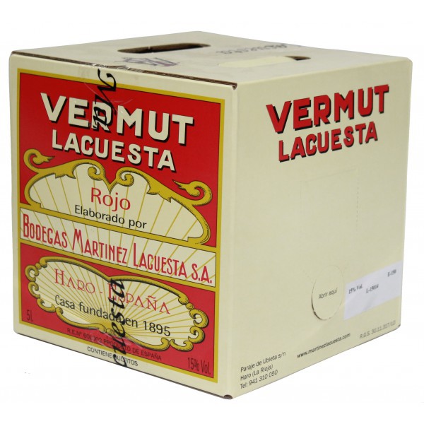 Bag in Box Vermut Martinez Lacuesta