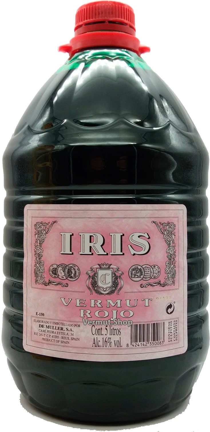 Garrafa Vermut Iris Rojo 5 litros