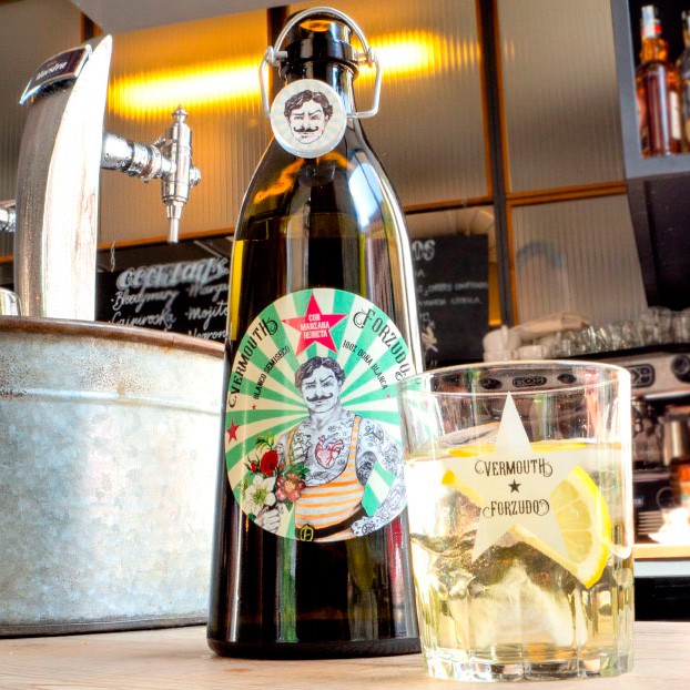 Vermut Forzudo Blanco Semiseco 1lt - Manzana Reineta