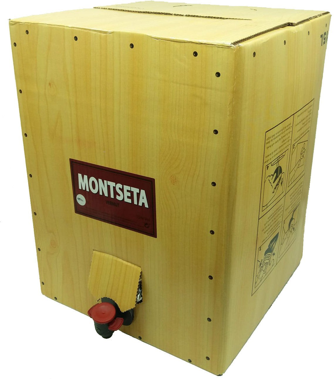 Bag in Box de Vermut Montseta 15 litros Negro