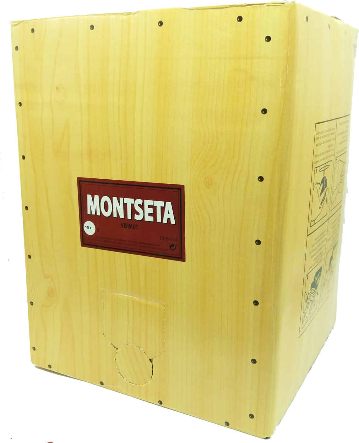 Bag in Box de Vermut Montseta 15 litros Negro