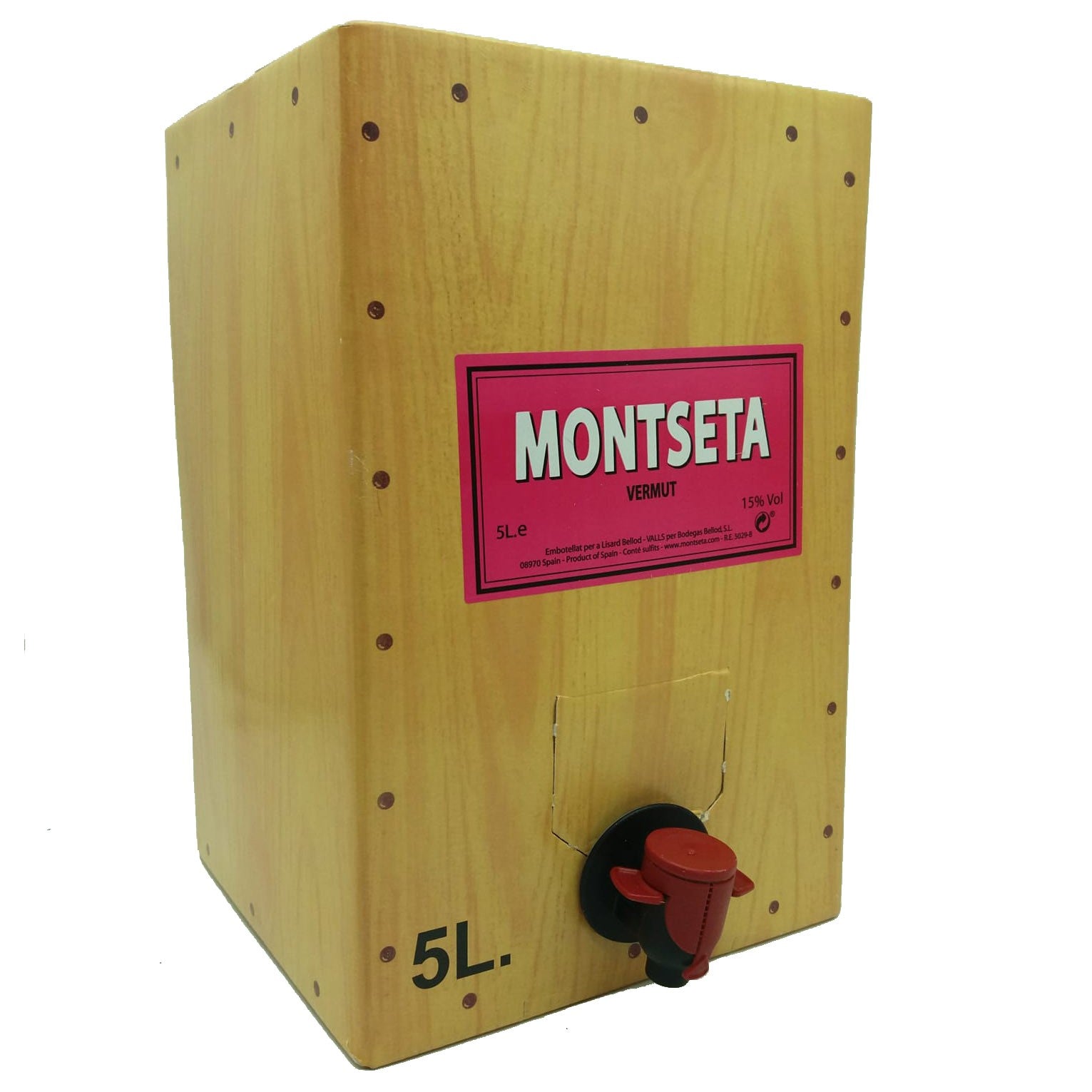 Bag in Box Vermut Montseta Rosado 15lts.