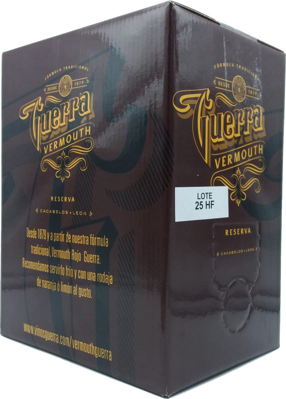 Bag In Box Vermut Reserva Guerra Rojo 5 litros