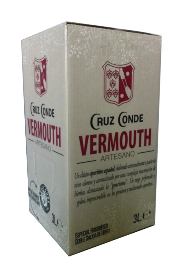 Bag in Box 3 litros Vermut Cruz Conde
