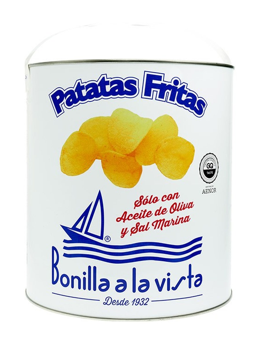 Lata de Patatas Bonilla a la vista 300gr