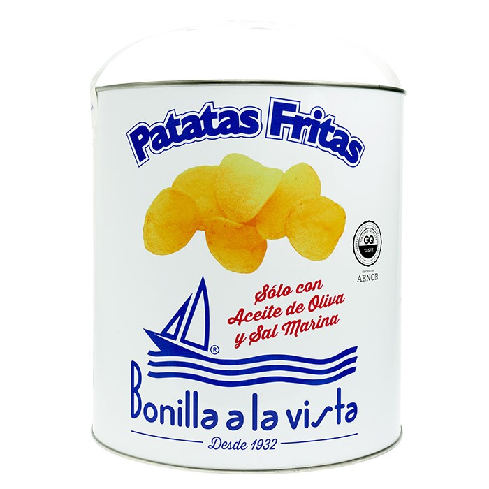 Lata de Patatas Bonilla a la vista 300gr