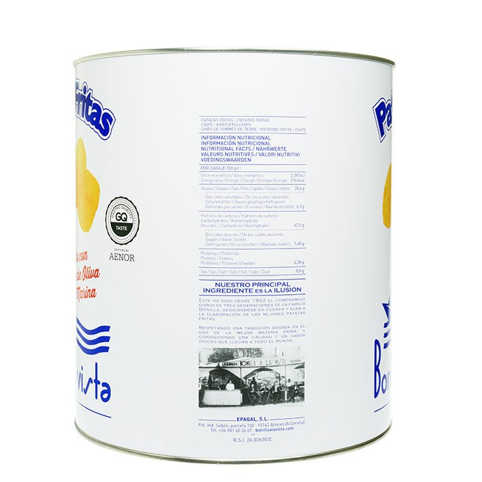 Lata de Patatas Bonilla a la vista 300gr