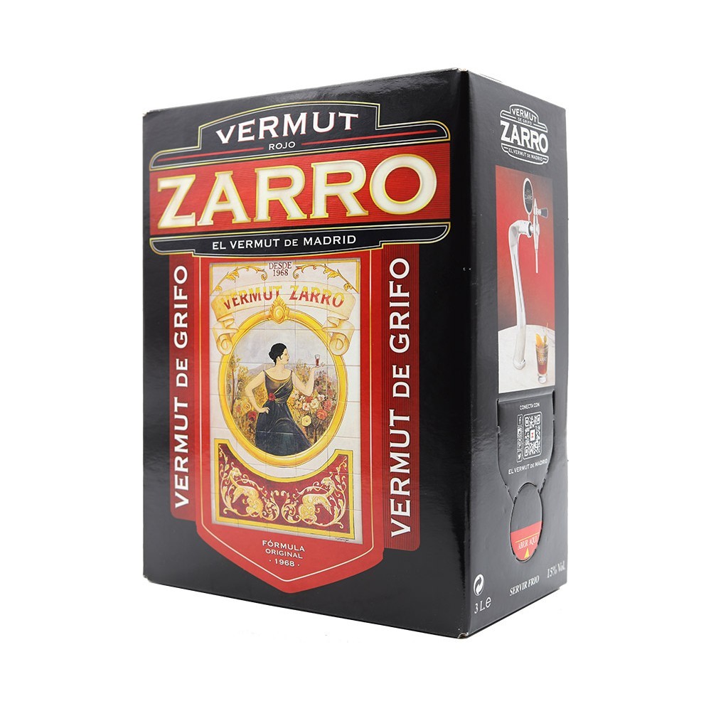 Bag In Box Vermut Zarro Rojo 3 lts