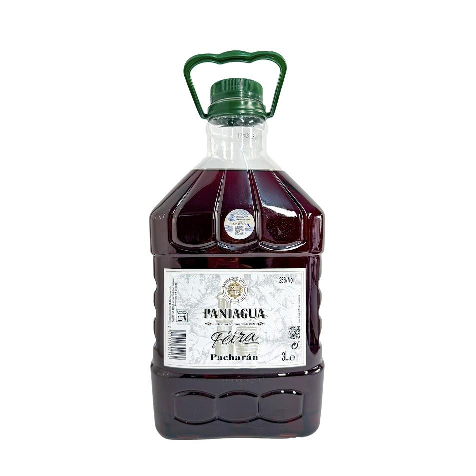 Garrafa PET 3 litros de Pacharán Paniagua 25% vol