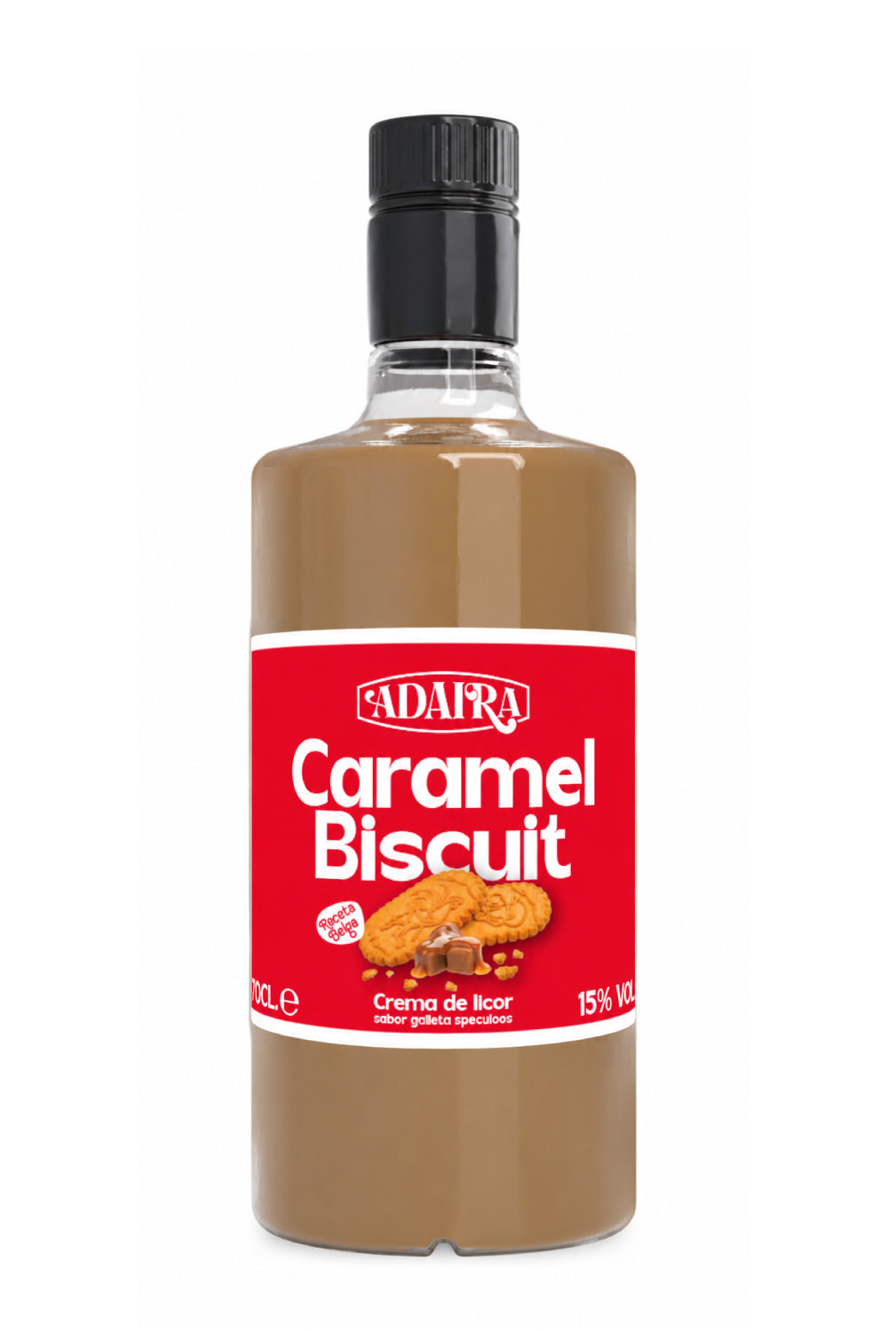 Botella 70cl Crema Caramel Biscuit Adaira 15% vol