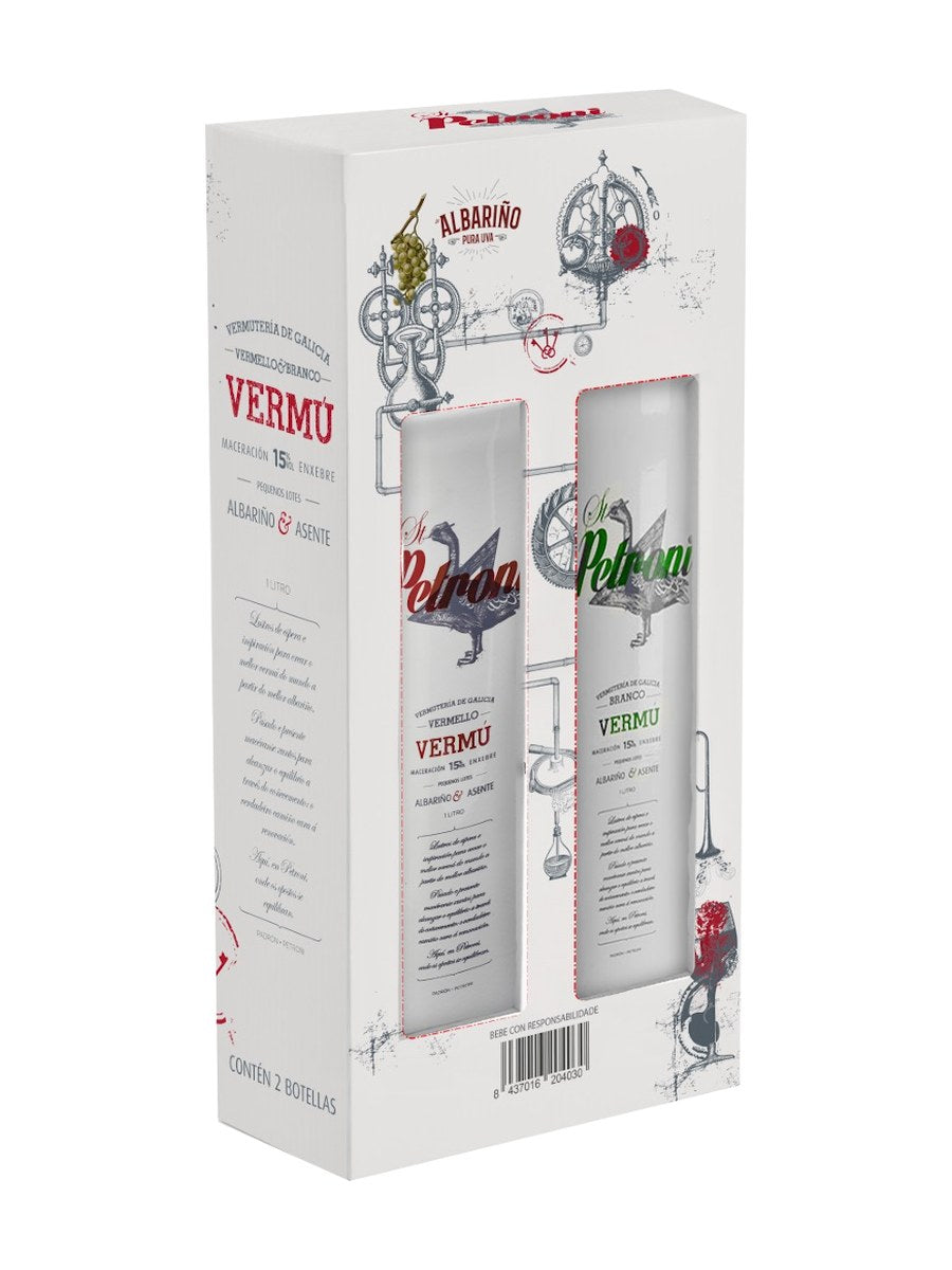 Pack Vermú Petroni Blanco y Rojo
